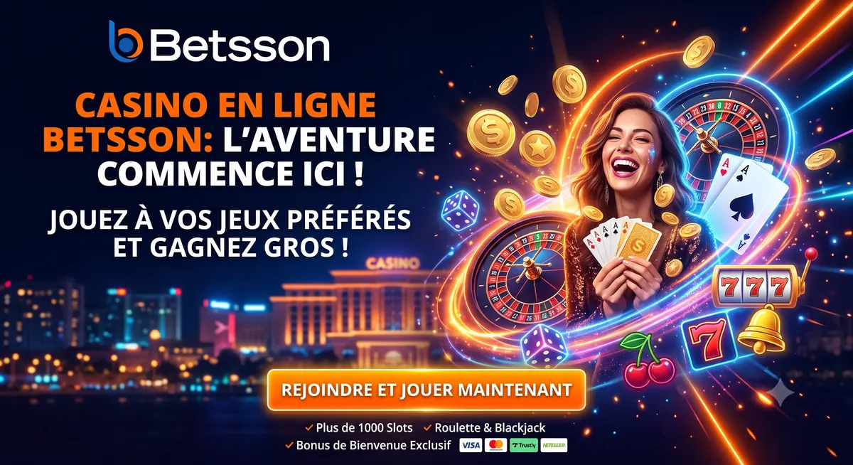Betsson France | Casino, Paris Sportifs & Bonus 2026